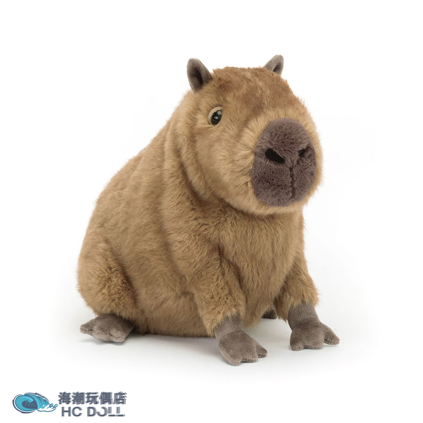 Jellycat英国克莱德水豚卡皮巴拉玩偶毛绒玩具娃娃公仔生日礼物