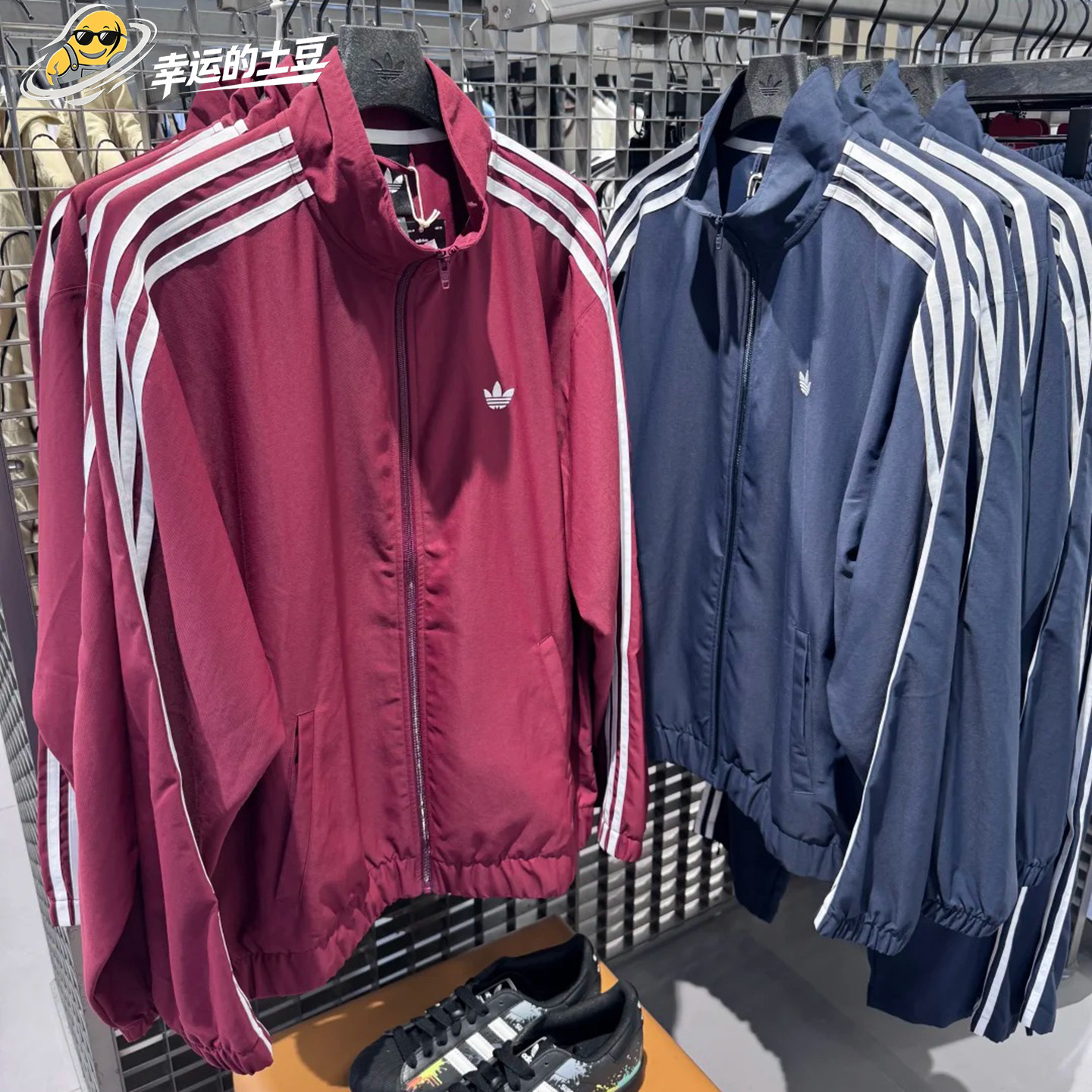 Adidas三叶草 男女运动休运动茄克/外套
