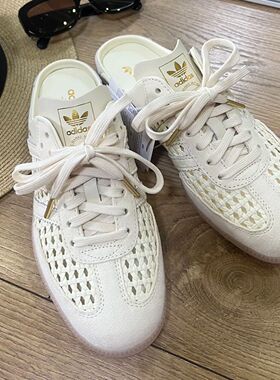 ADIDAS阿迪达斯女子2026运动休闲镂空拖鞋穆勒鞋女鞋KH7719