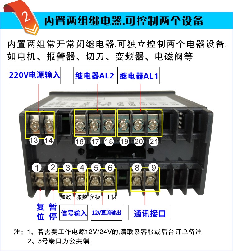 工业计数器红外线电子自动感应数显输送带点数机流水线计件记数器