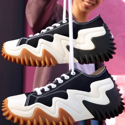 匡威正品Run Star Motion男女低帮未来电波厚底鞋172895C/172896C