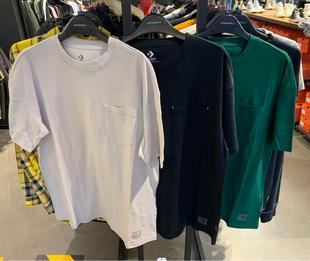 纯色经典 休闲透气圆领T恤短袖 10020016 正品 A03 男款 A01 A05 匡威