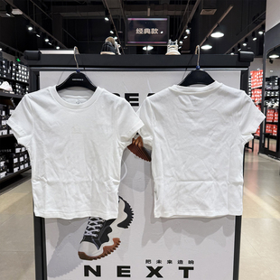 正品Converse匡威 Noritake联名修身短款T恤运动女短袖WCH893-W70