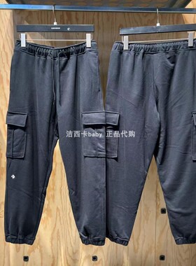 Converse匡威正品男子大口袋小脚裤毛圈针织运动长裤10024607-A03
