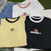 水果菠萝凤梨印花短袖 T恤10022854 A01 匡威converse女款 A02 A03