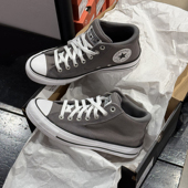 中帮鞋 正品 A10477C Star运动经典 款 Converse匡威 灰色莫尔登All