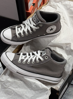 正品Converse匡威 灰色莫尔登All Star运动经典款中帮鞋 A10477C
