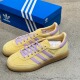 Adidas三叶草25女SPEZIAL拼色芋泥蛋黄运动板鞋 T头德训鞋 JR3617