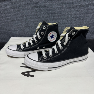 converse匡威 黑色高帮帆布鞋 瑕疵特价 常青款 101010 黑经典 正品