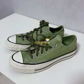 抹茶绿低帮帆布鞋 正品 1970S复古版 男女款 A03438C converse匡威