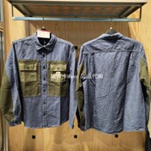 A01 正品 A02 牛仔单宁拼接撞色衬衫 外套10024167 匡威虎年春季 男款