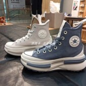 Converse匡威RunStarLegacy翻毛皮加绒增高帆布鞋 A01340C A05525C