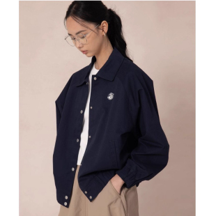 正品匡威 Converse x Noritake联名纯棉藏青色夹克女外套WCH894