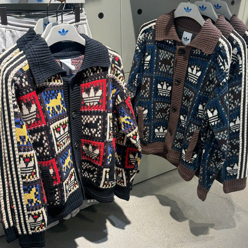Adidas三叶草26马年新年毛衣