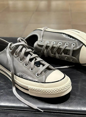 匡威 CONVERSE 1970S新款复古手帕图案拼接贴片低帮帆布鞋A04501c