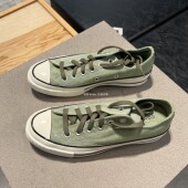 A03438C 正品 1970S抹茶绿低帮帆布鞋 男女款 A06077C converse匡威