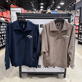 CONVERSE匡威秋冬翻领潮复古学院风字母卫衣男女同款 A02 10027961