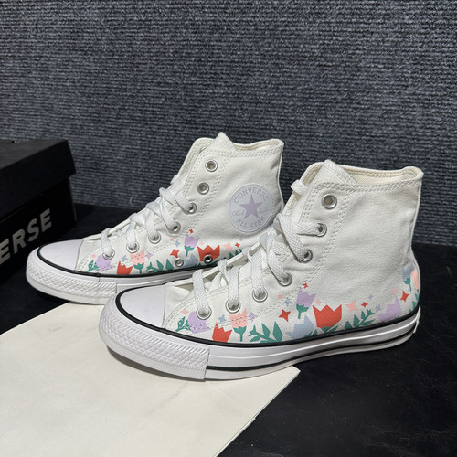 匡威ConverseAllStar白色帆布鞋