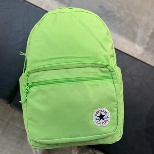 正品converse匡威 男女苹果绿荧光绿学生双肩背包书包UA5796-FA5
