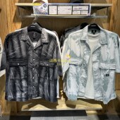 converse匡威 10027210 男款 正品 扎染水洗感印花短袖 衬衫 A01 A02