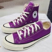 A13336C A13330C 正品 CONVERSE匡威1970s复古葡萄紫高低帮帆布鞋