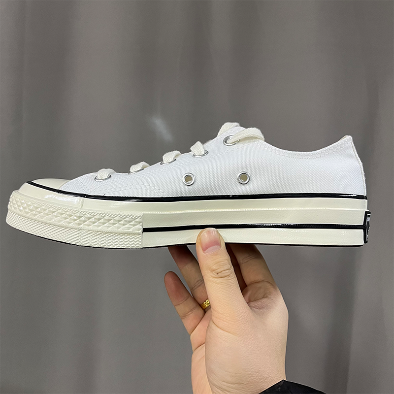 Converse匡威新款1970s白色男女低帮复古休闲鞋透气帆布鞋A02306C
