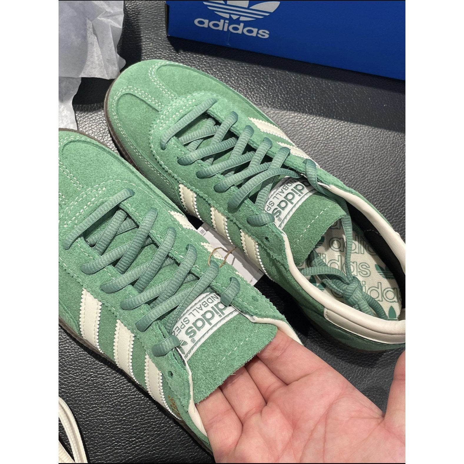 Adidas三叶草25年SPEZIAL男女复古T头运动休闲德训鞋 IG6192
