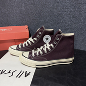 Converse匡威1970S 169342C 男女板鞋 特价 深酒红色高帮男女帆布鞋