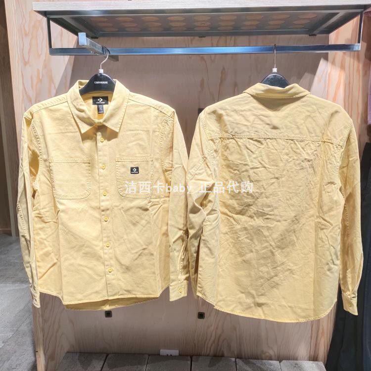 컨버스 가을 남성 우븐 워싱 셔츠 워크 재킷 10022012-A02-A03