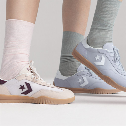 CONVERSE RunStarTtainer匡威德训鞋灰色粉紫色流星A10449A10450C