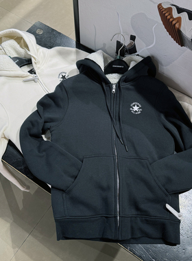 正品匡威 女款复古加厚加绒外套拉链开衫卫衣 10027936-A01-A02