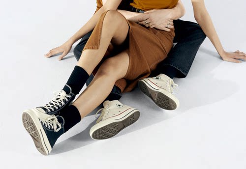 正品Converse匡威复古三星