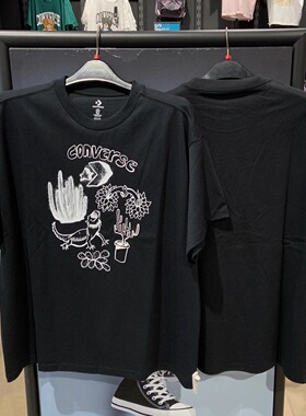 正品Converse匡威夏季中性款沙漠元素图案短T恤10023791-A02-A03