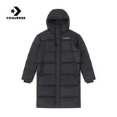 Converse匡威正品 A02 A01 24年冬男女长款 连帽保暖羽绒服10026916