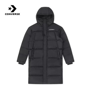 Converse匡威正品24年冬男女长款连帽保暖羽绒服10026916-A01/A02