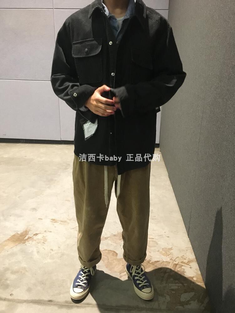 컨버스 남성 코듀로이 우븐 자켓 셔츠 자켓 10019954-A06-A11-A10