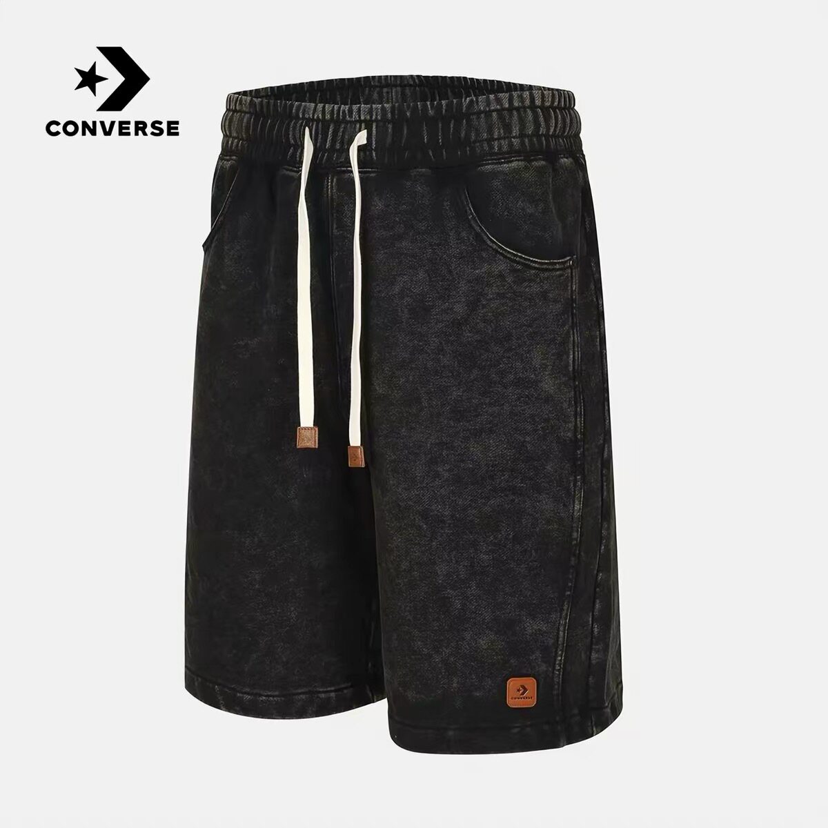 Converse匡威2026夏季新款男子运动裤潮流百搭针织短裤MCJ758-GHM