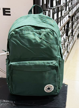 正品CONVERSE匡威 GO2森林绿色双肩包中号学生运动书包UA5796-F8G