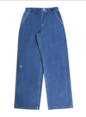 正品Converse匡威 24男子春季微锥休闲运动牛仔长裤10026568-A01