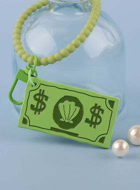 FooLii孚狸原创海绵宝宝钱钱金属钥匙扣蟹老板一块钱动漫背包挂件