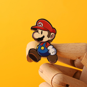 FooLii孚狸超级马里奥金属徽章Mairo超级玛丽游戏周边pin日系配饰