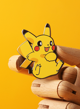 FooLii孚狸宝可梦皮卡丘金属徽章原创设计神奇宝贝pins可爱现货