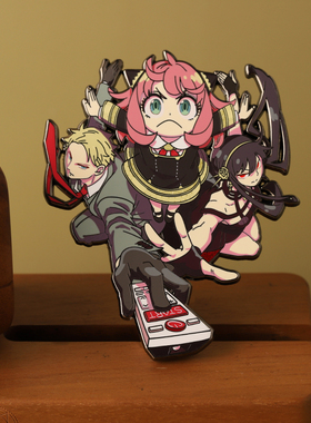 FooLii孚狸间谍过家家福杰黄昏阿尼亚约尔金属徽章动漫周边胸针