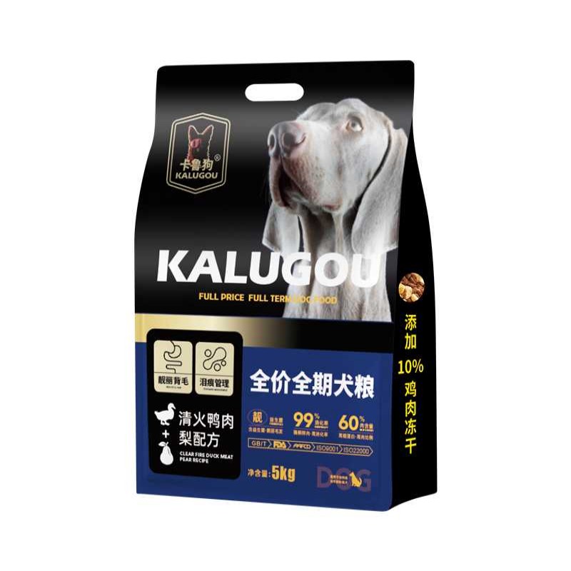 卡鲁狗鸭肉+梨配方狗粮5kg