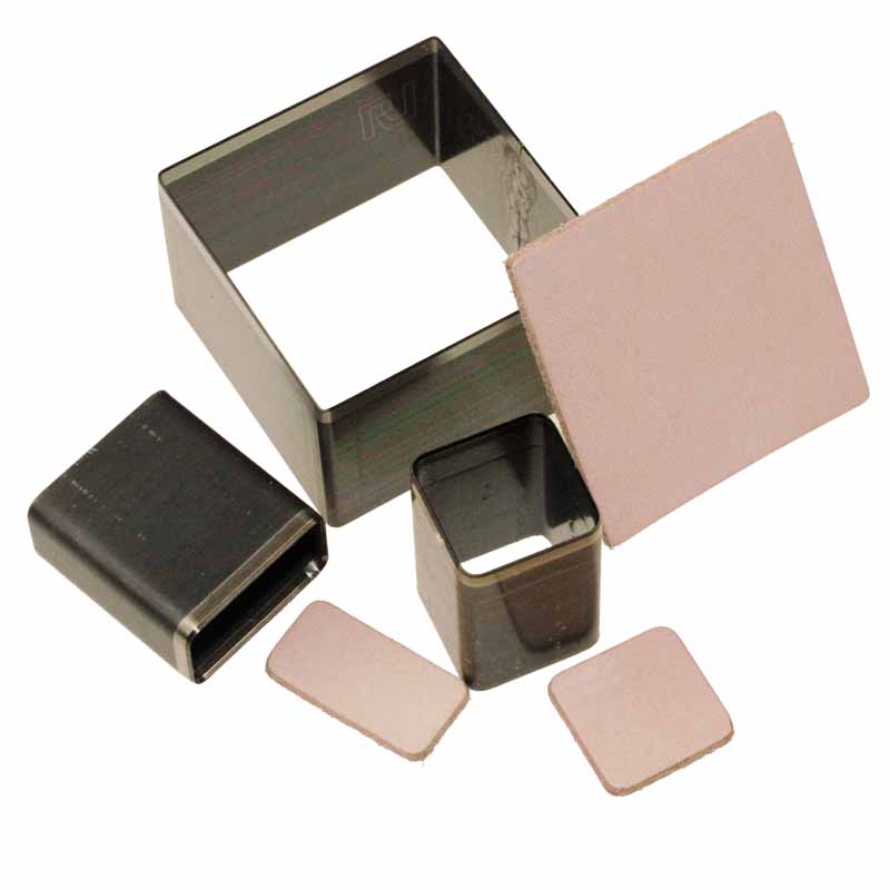 金致正方形钢刀圆角皮革工具无板