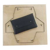 金致刀模T075手拿包零钱卡包手工皮具激光刀模可定制DIY