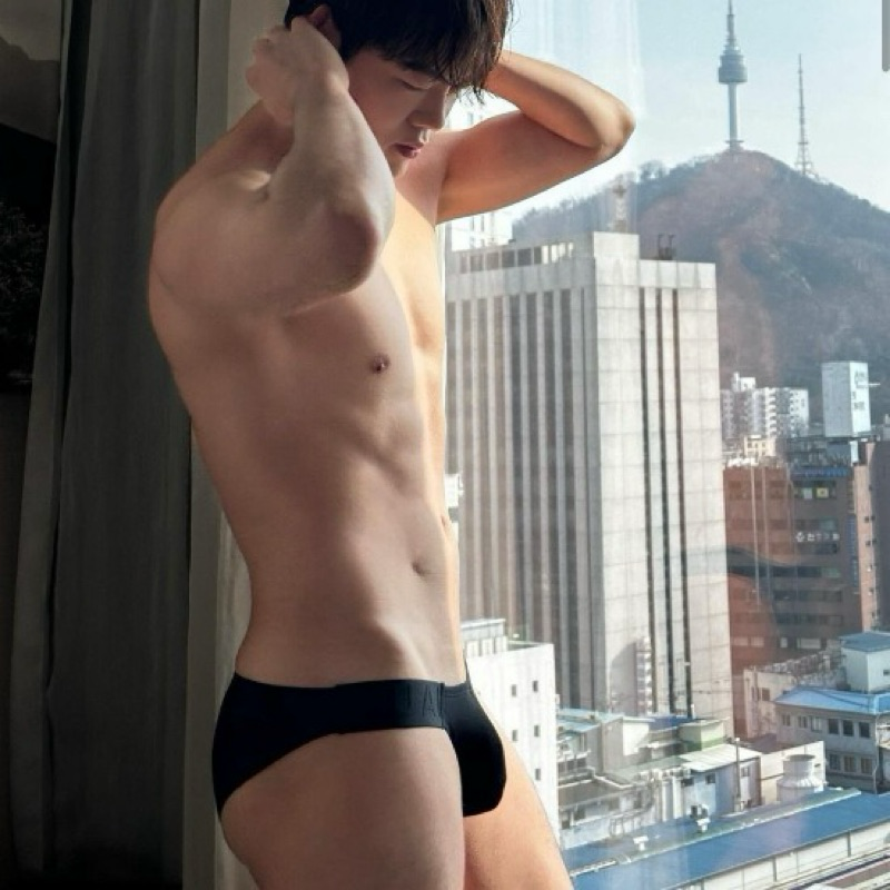 2025夏季男士纯棉U凸性感囊袋轻奢修身低腰运动三角裤头裤衩AD761