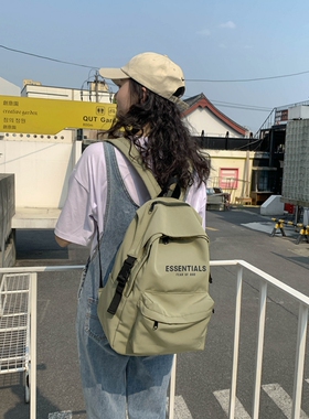 美国潮牌联名ESSENTIALS背包男双肩包女经典大容量学生书包旅行包