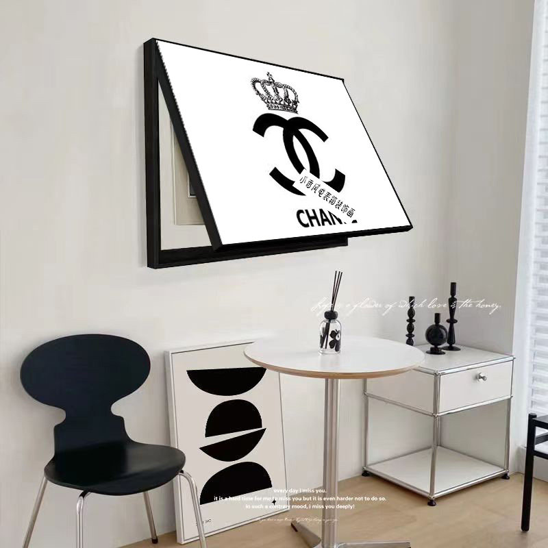 新款小香风电表箱装饰画客厅配电箱电闸盒遮挡电源箱免打孔挂画