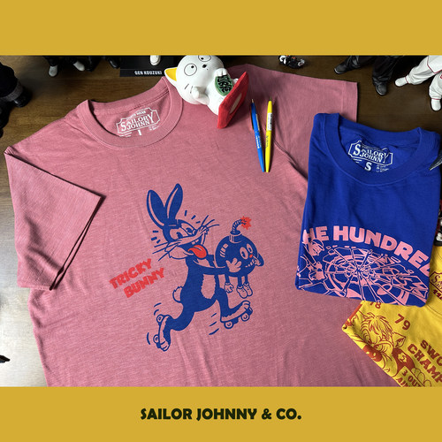 SJ短袖美式休闲男女竹节棉T恤